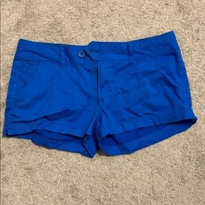 Blue shorts